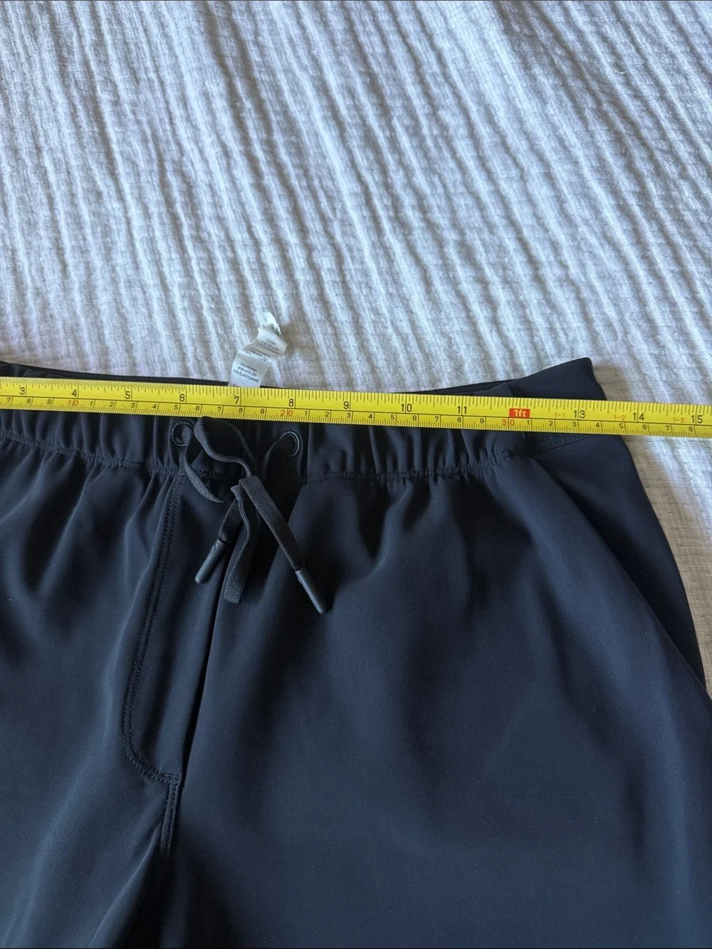 lululemon Mid Rise Women's Black Straight-Leg Drawstring Pants Vintage Style
